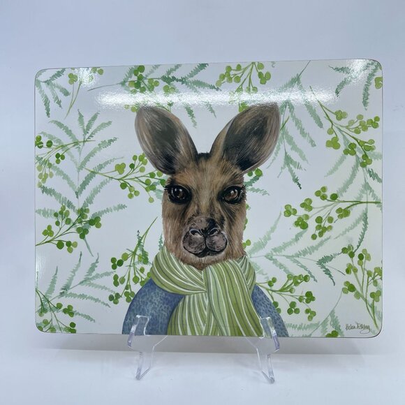 helen ansley brush tucker cork backed placemat set of 6 featuring australian wil - Picture 6 of 8